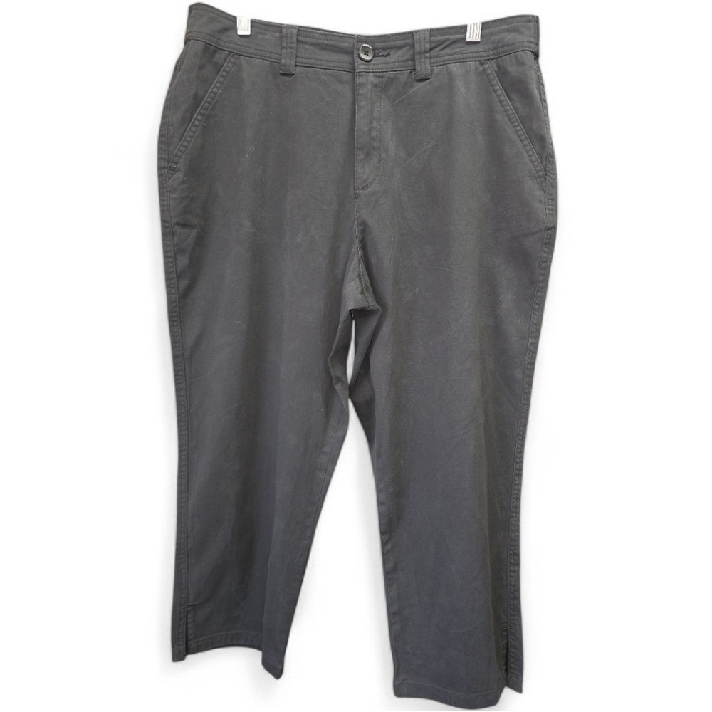 Style & Co NWT Women 14 Comfort Capri Straight Mid Rise Deep Black 100203509MS